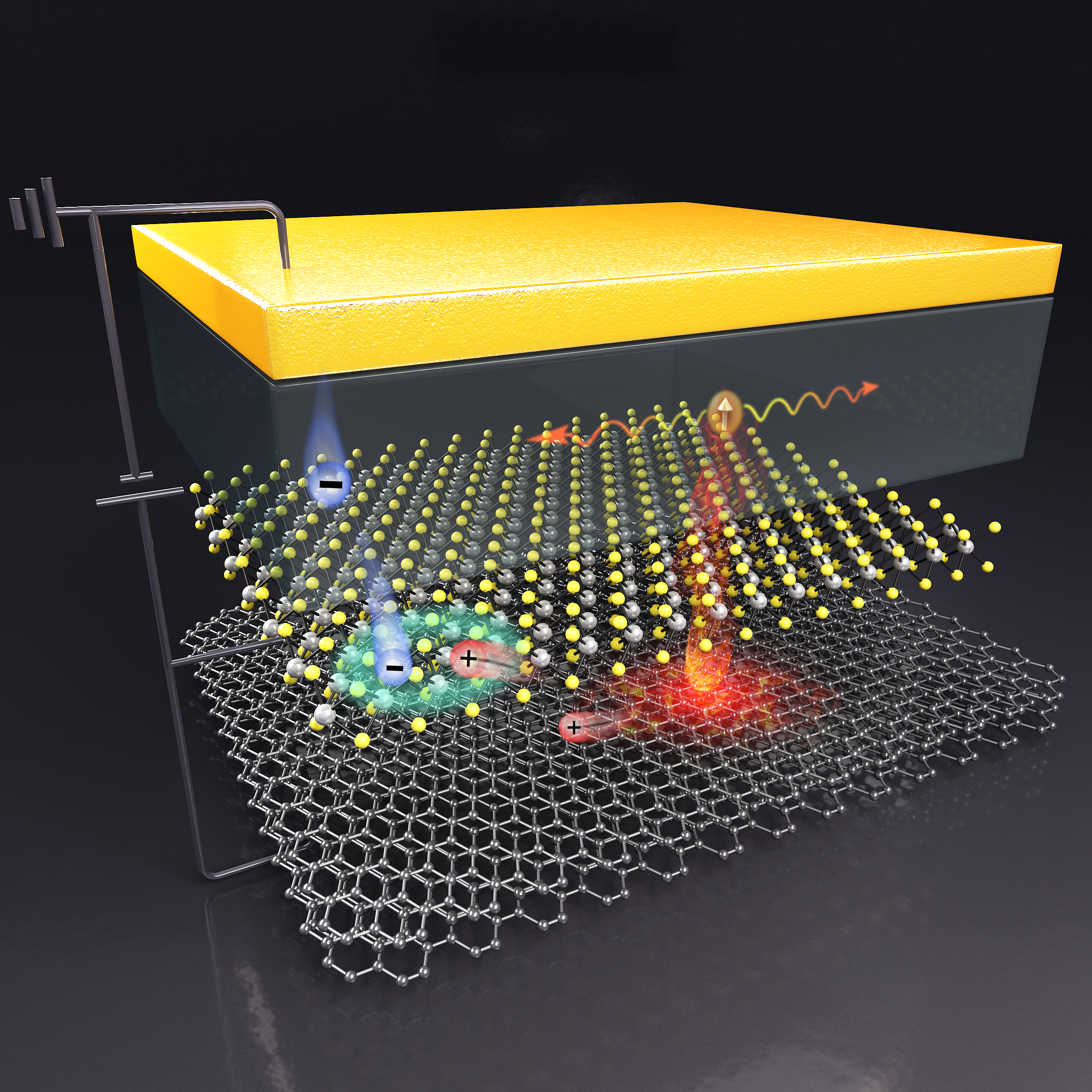 Upconversion electroluminescence in 2D semiconductors integrated with plasmonic tunnel junctions